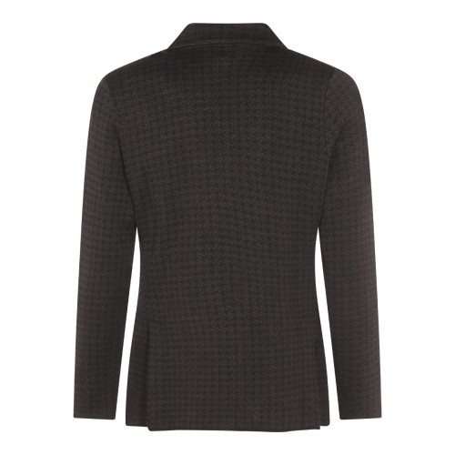 BLACK WOOL KNITWEAR