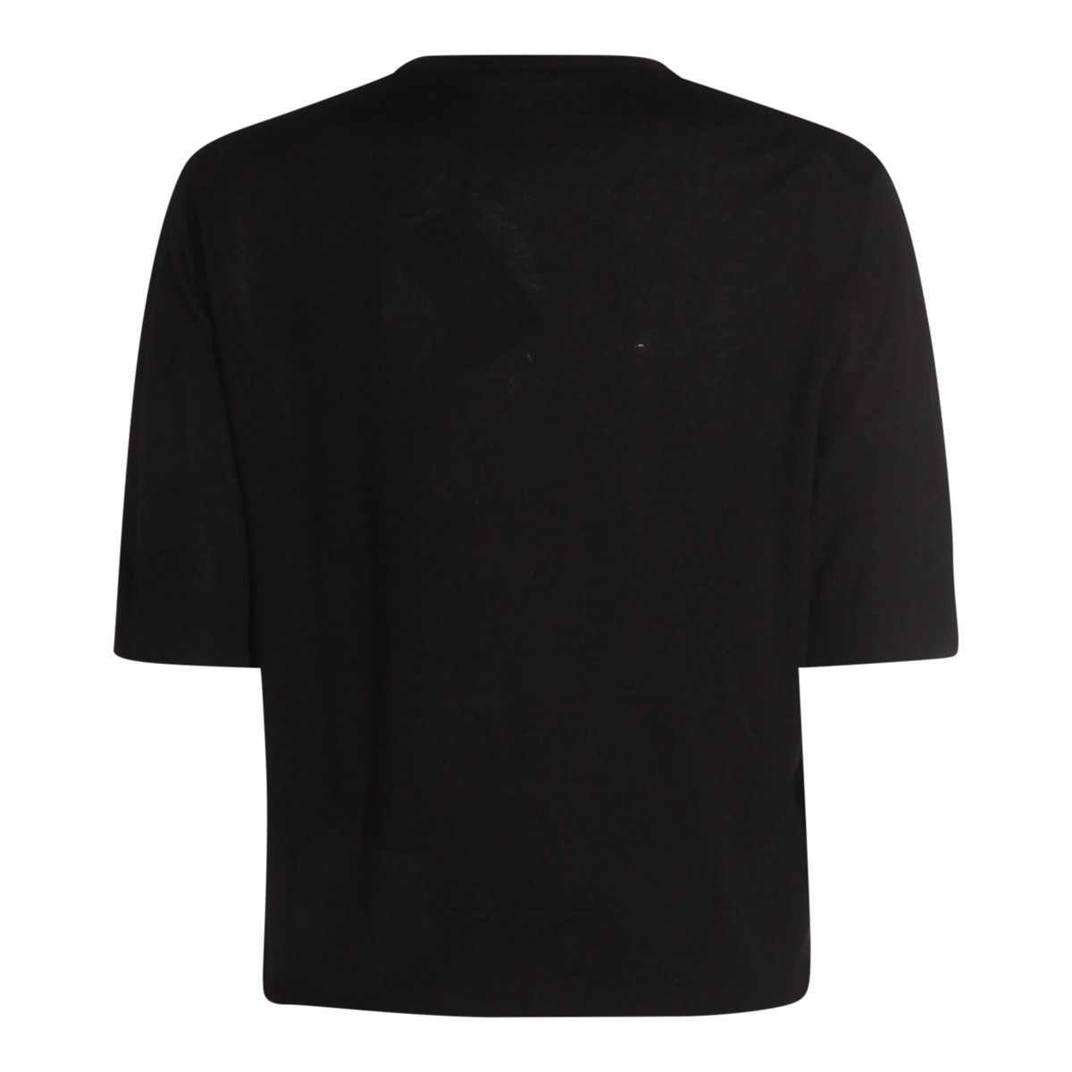 BLACK COTTON KNITWEAR