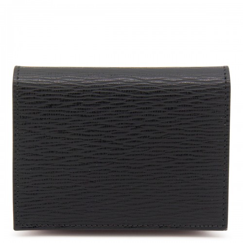 BLACK LEATHER CARD HOLDER 2