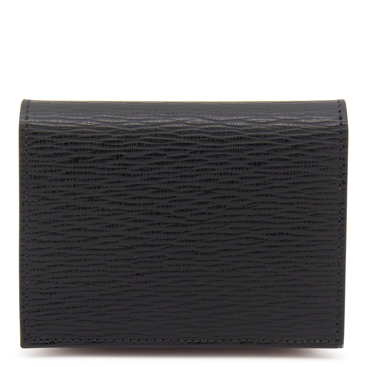 BLACK LEATHER CARD HOLDER