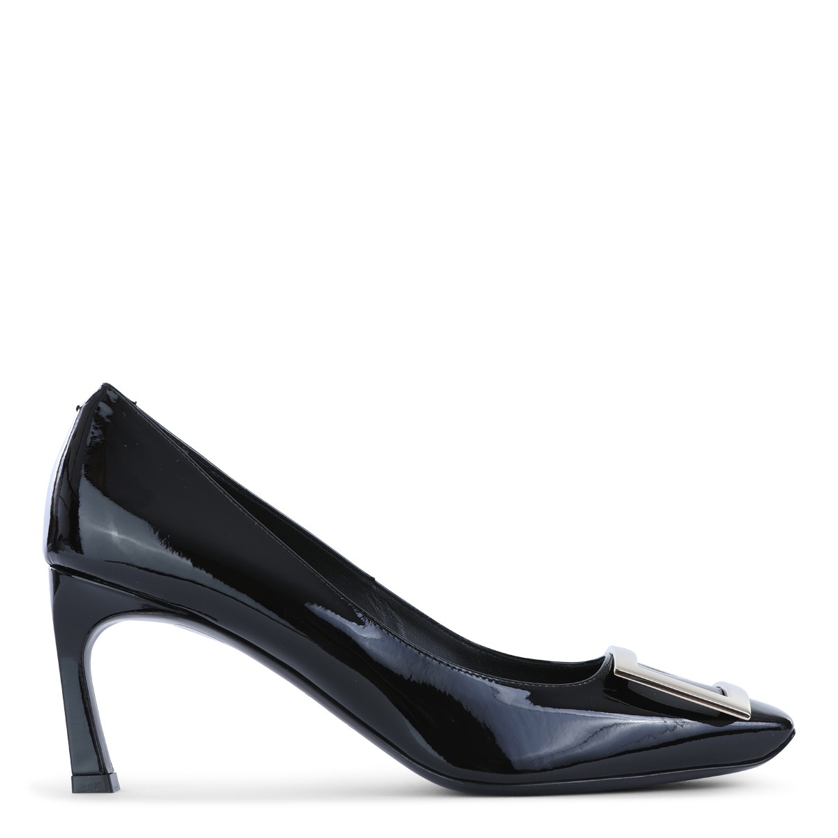 BLACK LEATHER PUMPS