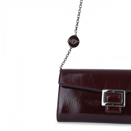 BURGUNDY LEATHER BELLE VIVIER WALLET