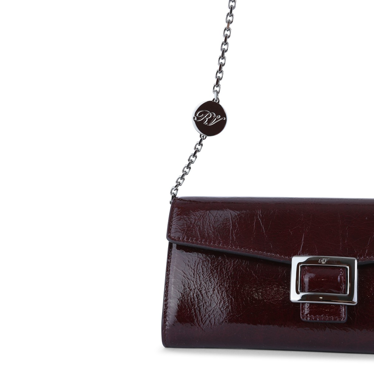 BURGUNDY LEATHER BELLE VIVIER WALLET
