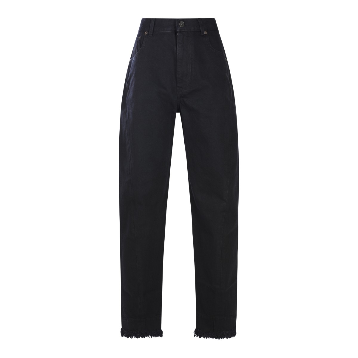 BLACK COTTON JEANS