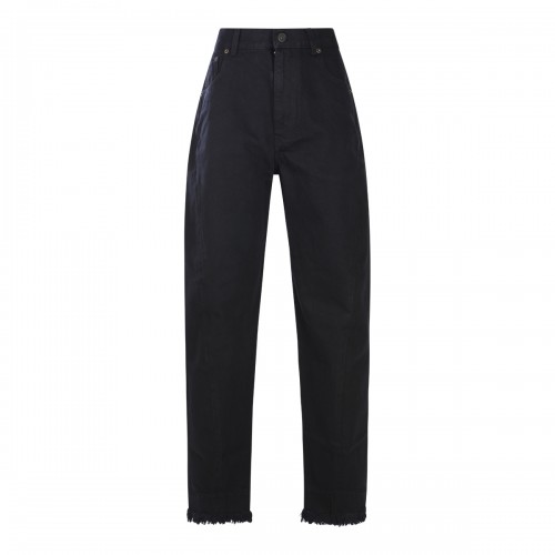 BLACK COTTON JEANS