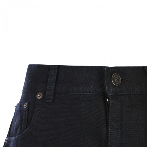 BLACK COTTON JEANS