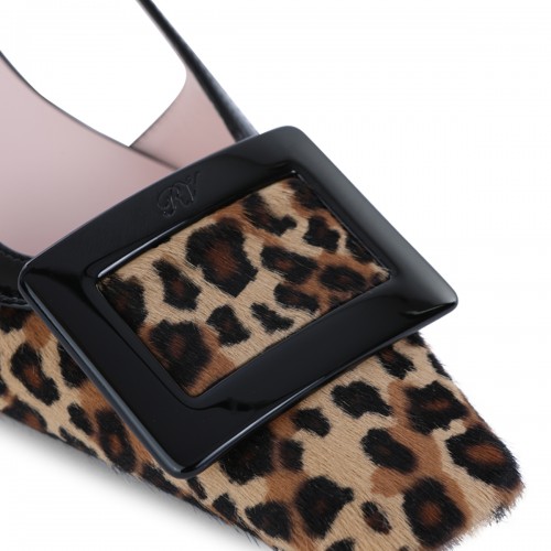 LEOPARD LEATHER BELLE VIVIER PONY PUMPS