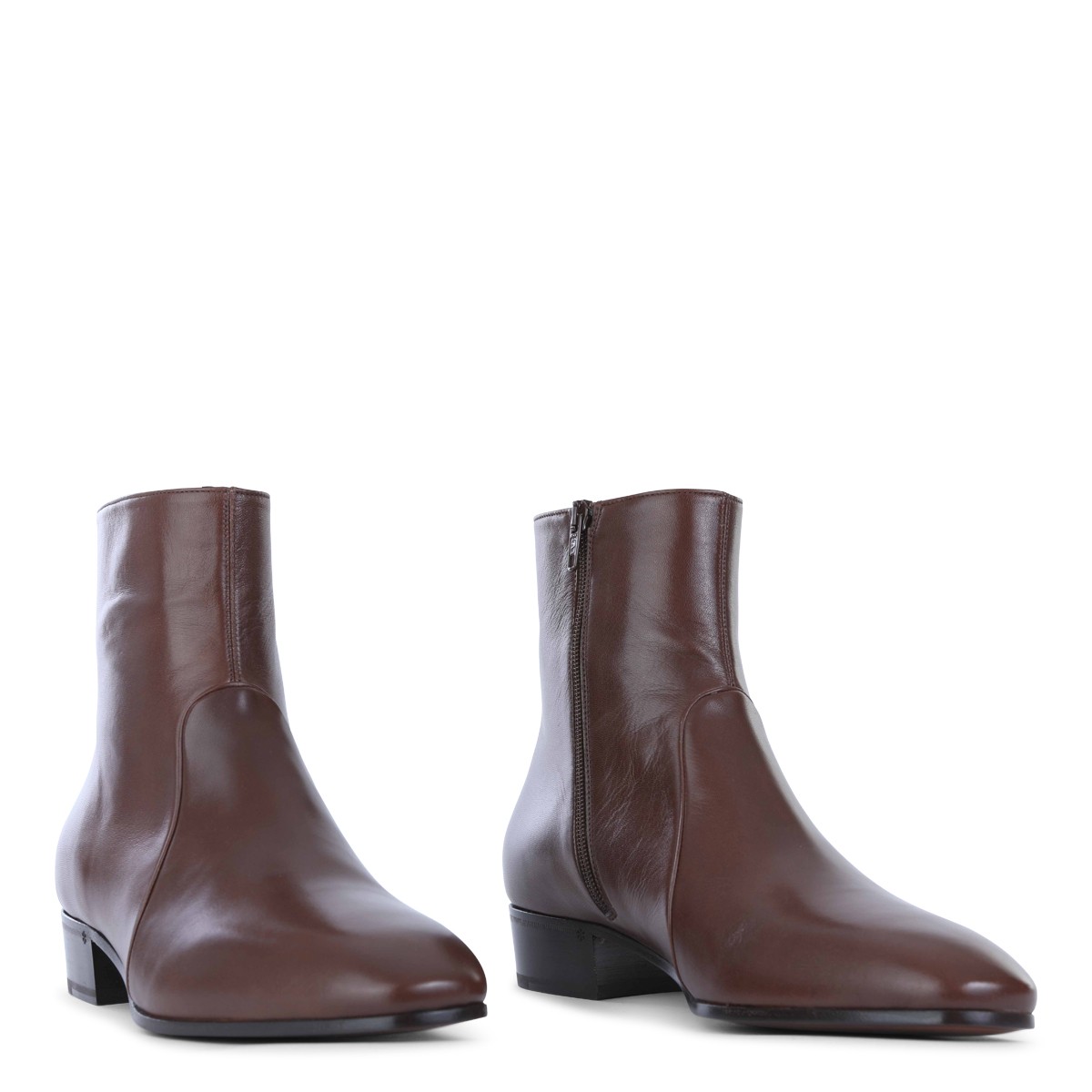 BROWN LEATHER BOOTS BROWN LEATHER BOOTS