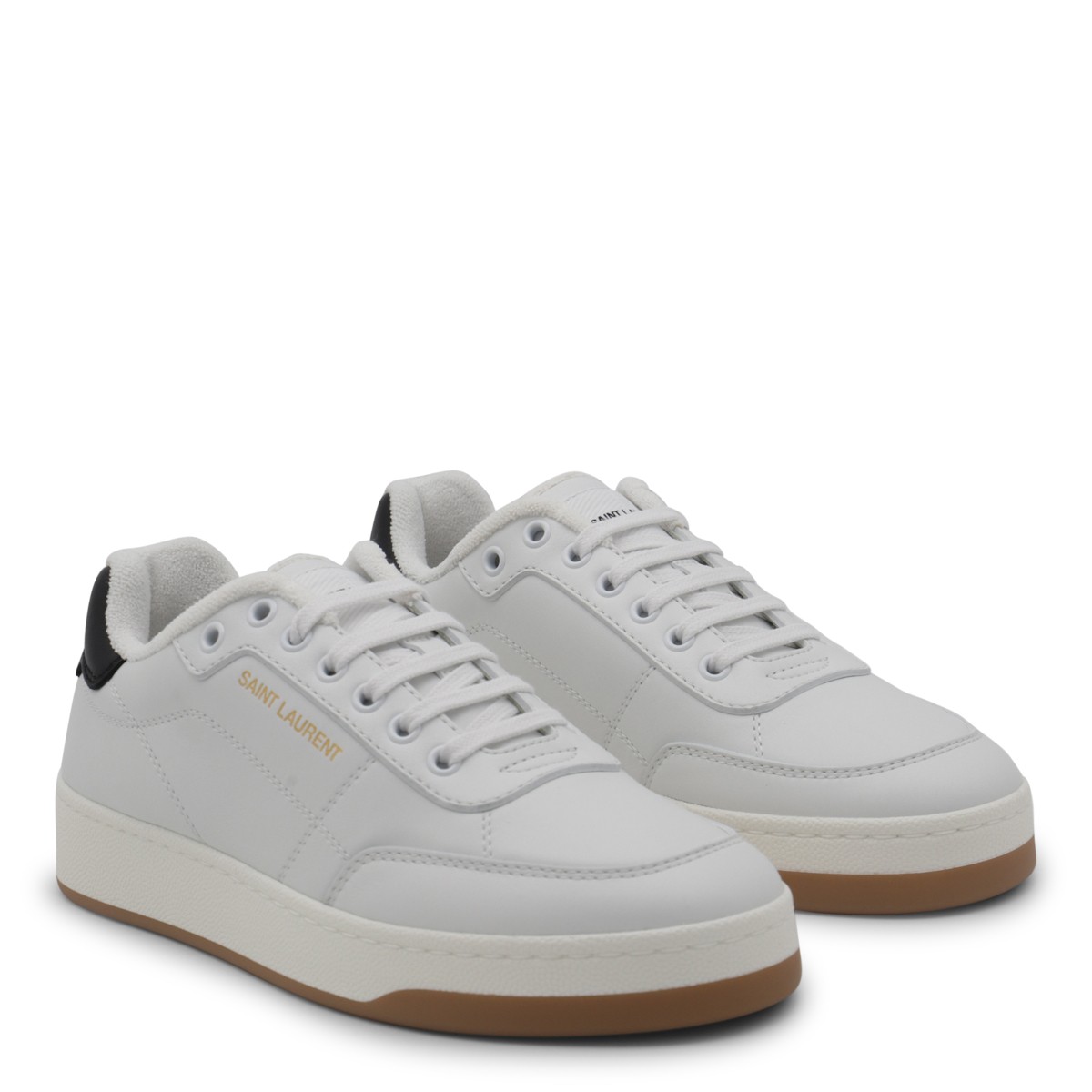 WHITE LEATHER SNEAKERS