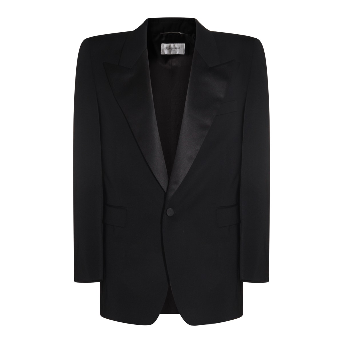 BLACK WOOL BLAZER