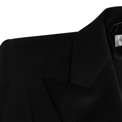 BLACK WOOL BLAZER