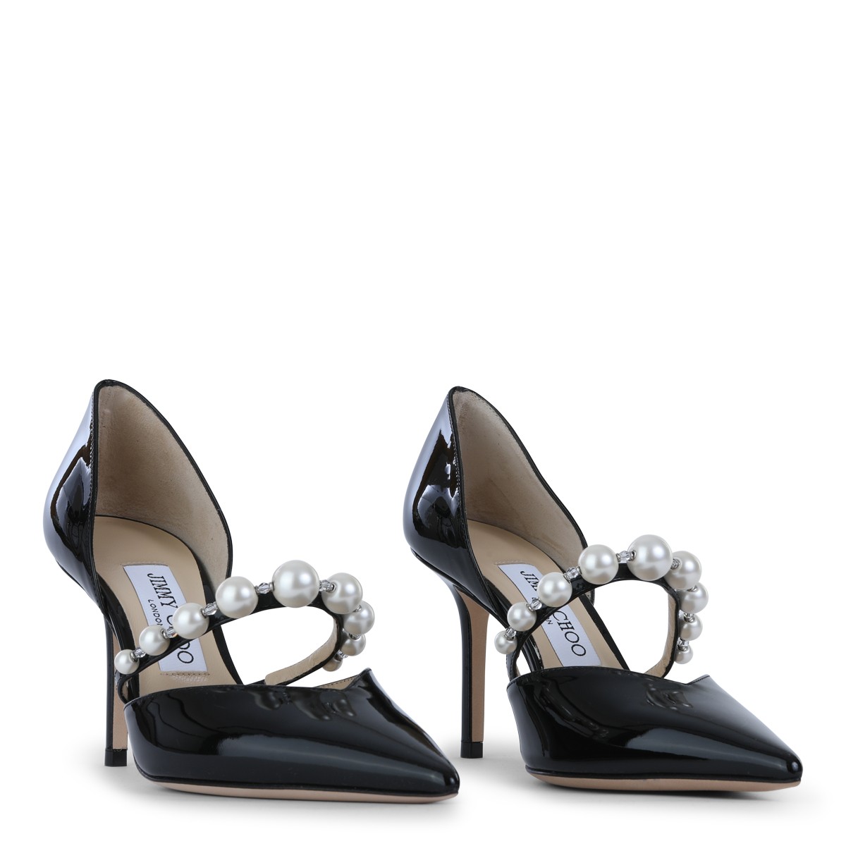 BLACK LEATHER AURELIE 85 PUMPS BLACK LEATHER AURELIE 85 PUMPS