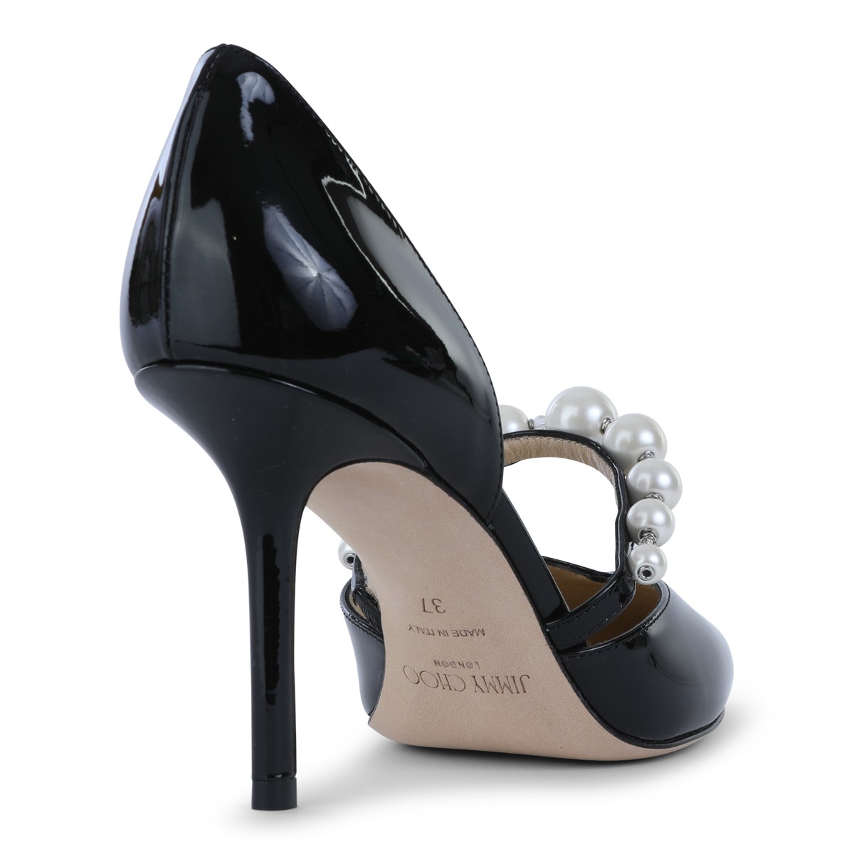 BLACK LEATHER AURELIE 85 PUMPS BLACK LEATHER AURELIE 85 PUMPS