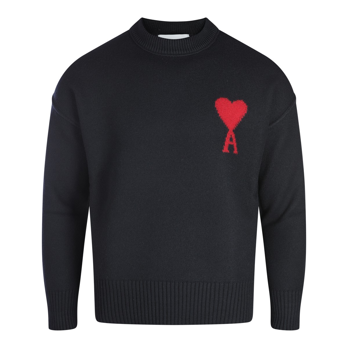 BLACK WOOL KNITWEAR