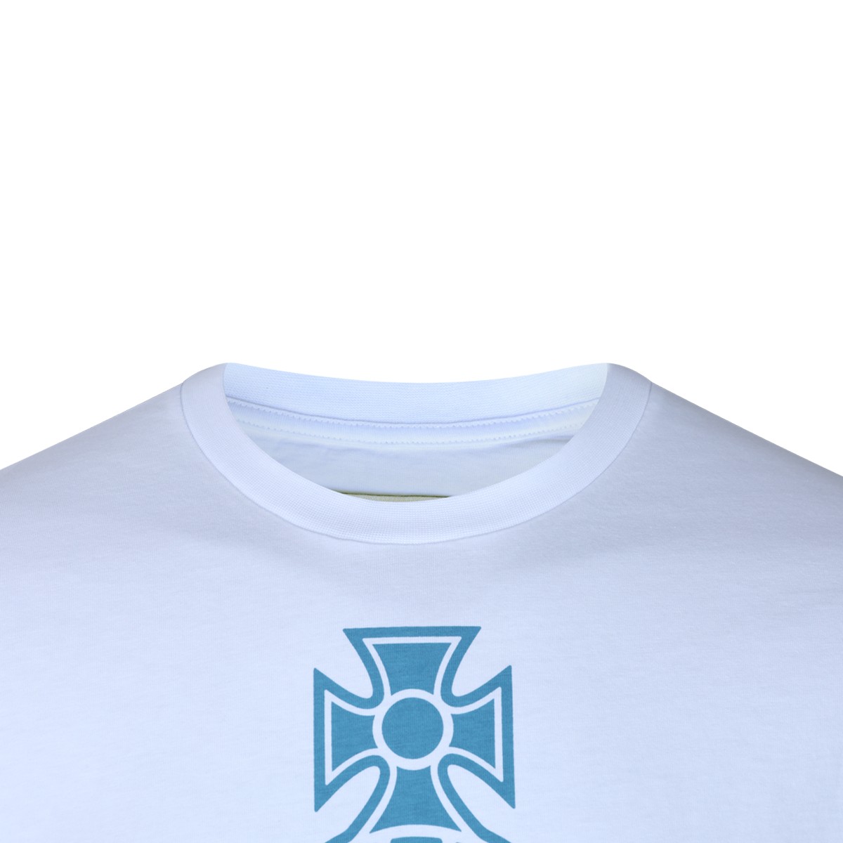 WHITE COTTON T-SHIRT