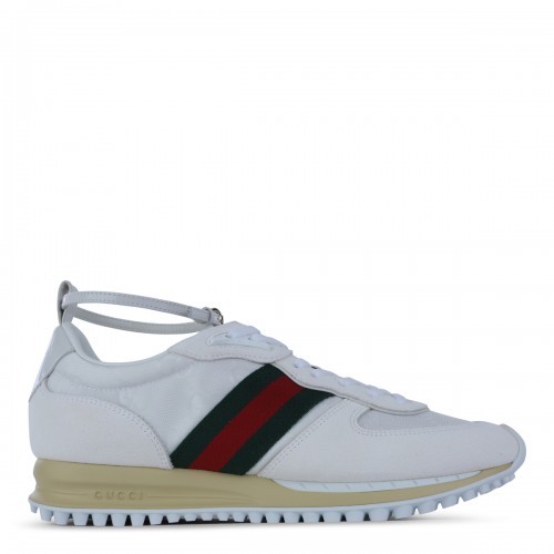 WHITE LEATHER NORA SNEAKERS