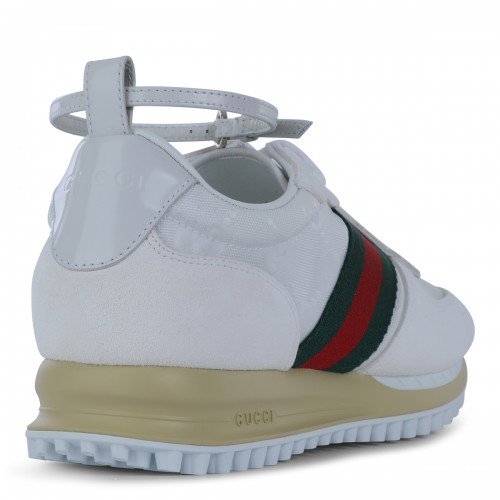 WHITE LEATHER NORA SNEAKERS
