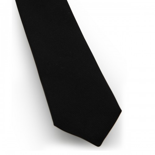BLACK SILK TIE
