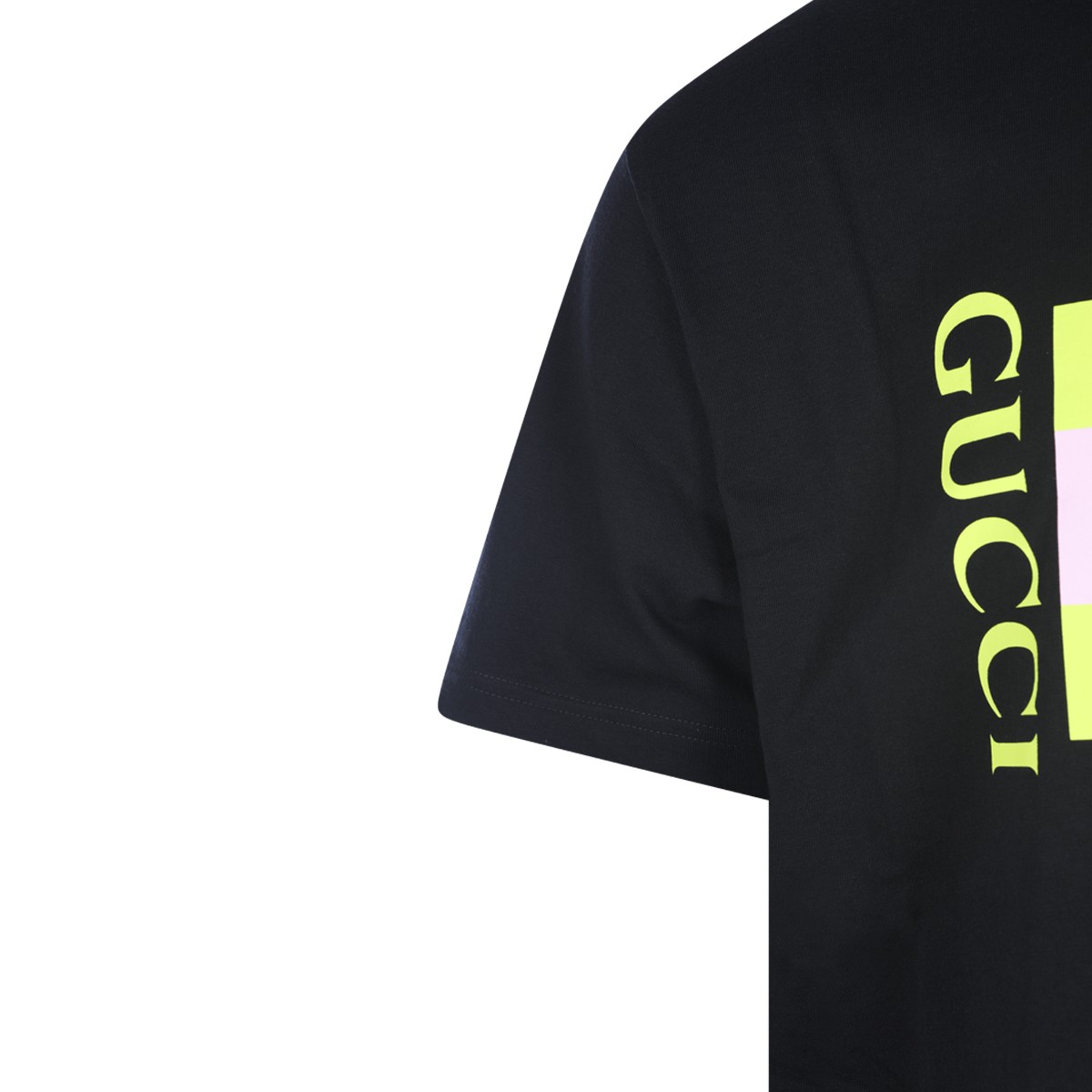 BLACK COTTON T-SHIRT