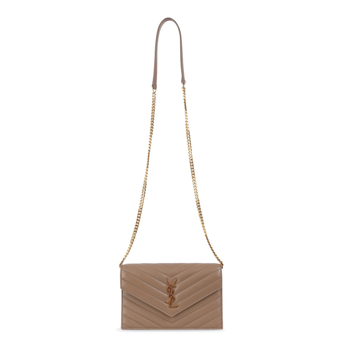 BEIGE LEATHER CASSANDRE MINI BAG