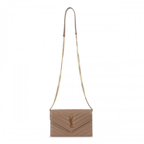 BEIGE LEATHER CASSANDRE MINI BAG