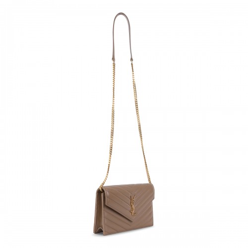 BEIGE LEATHER CASSANDRE MINI BAG