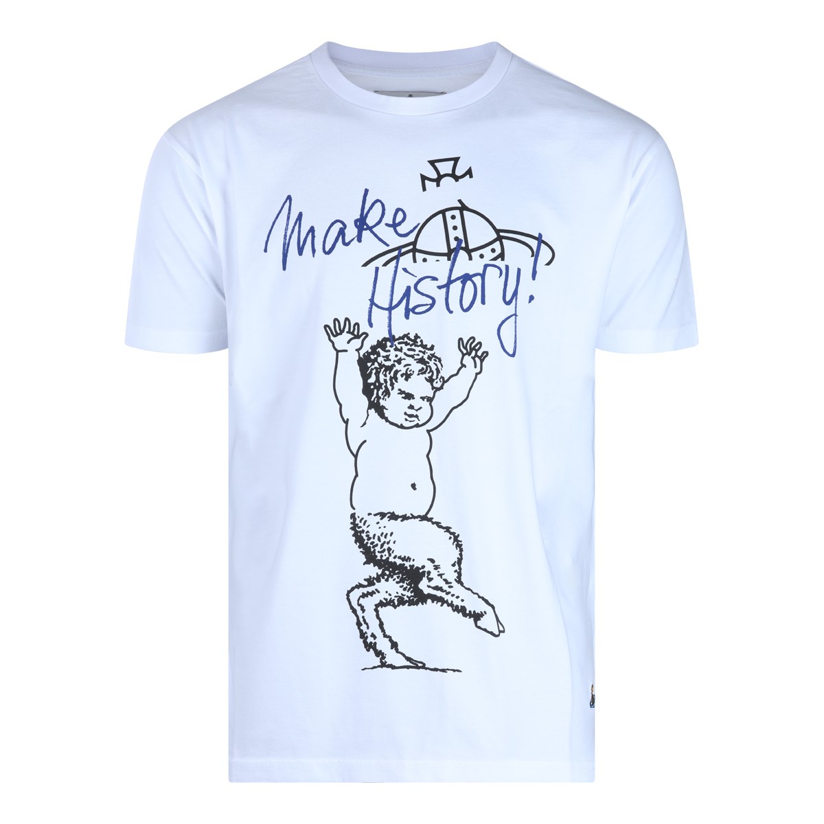 WHITE COTTON T-SHIRT
