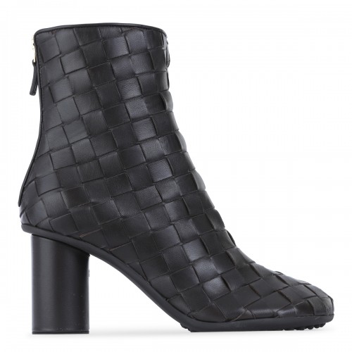 BLACK LEATHER ATOMIC BOOTS