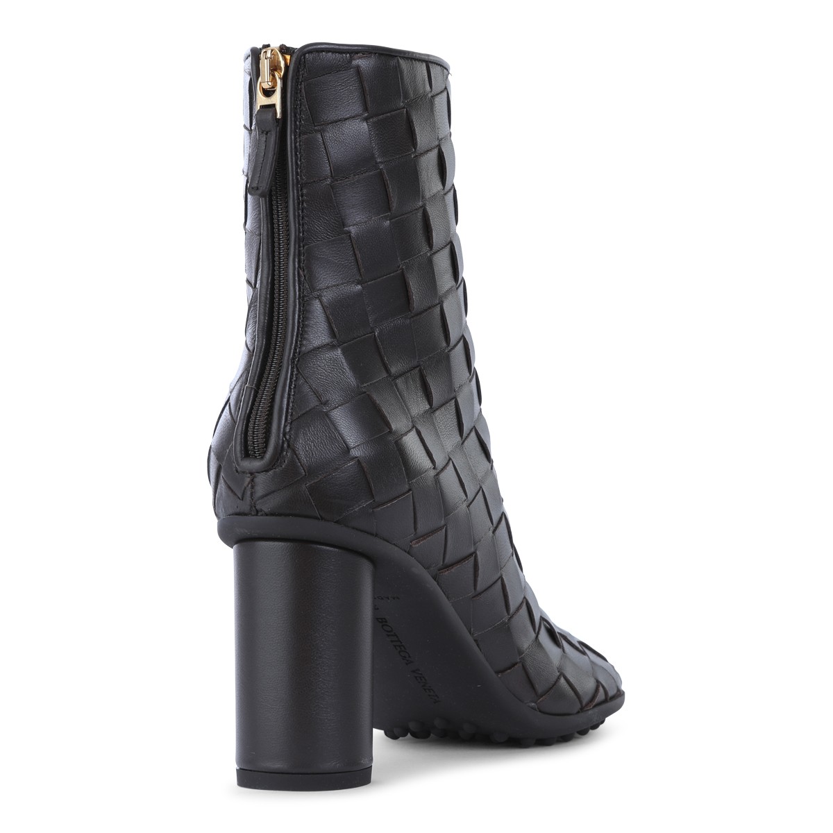 BLACK LEATHER ATOMIC BOOTS