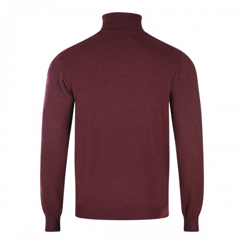 DARK RED CASHMERE KNITWEAR