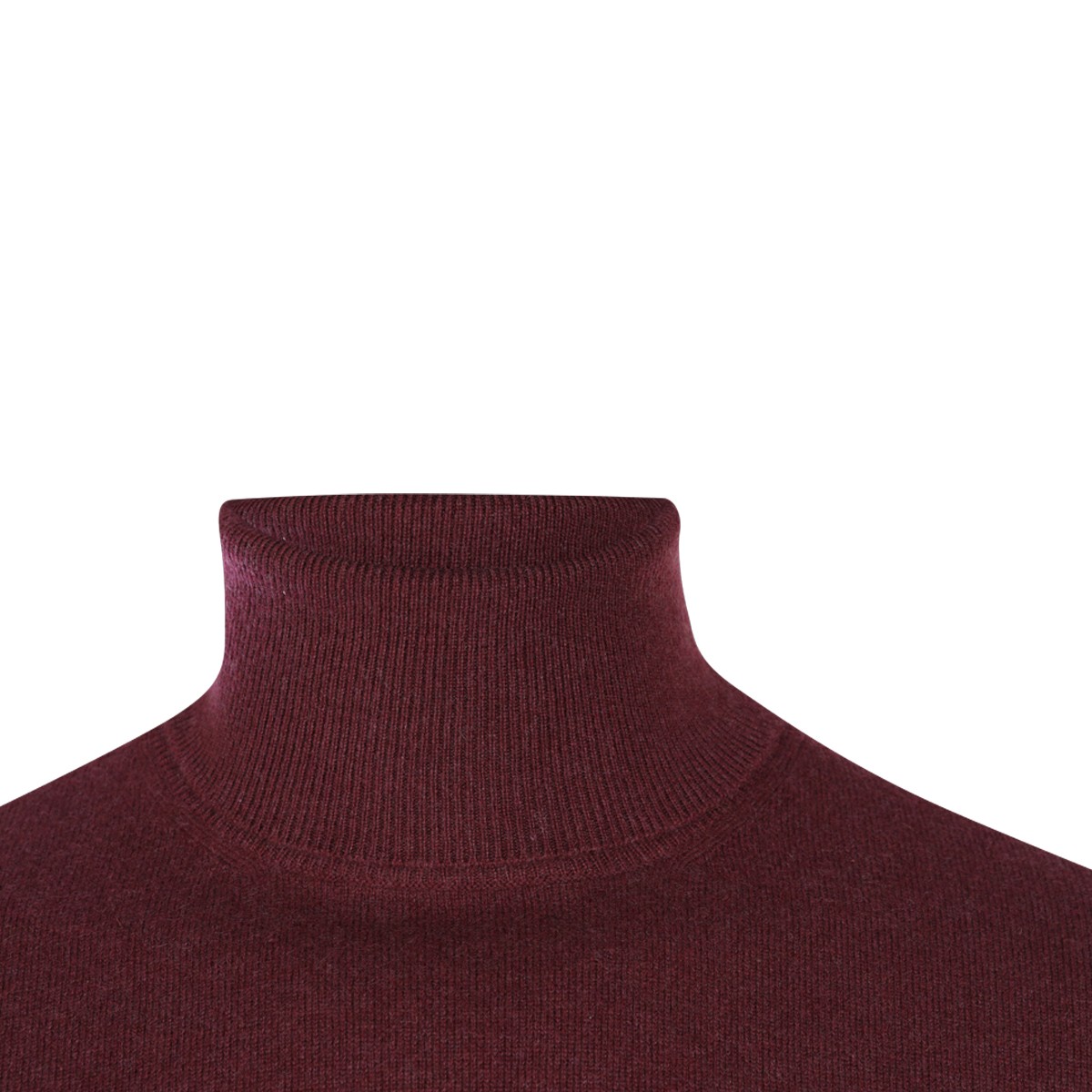 DARK RED CASHMERE KNITWEAR