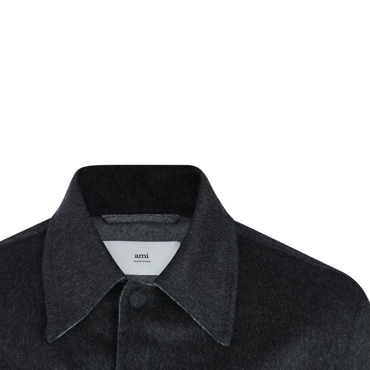 GREY WOOL CASUAL JACKET