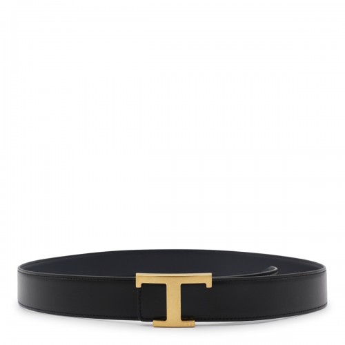 BLACK LEATHER BELT