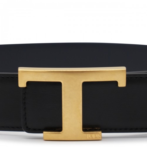 BLACK LEATHER BELT