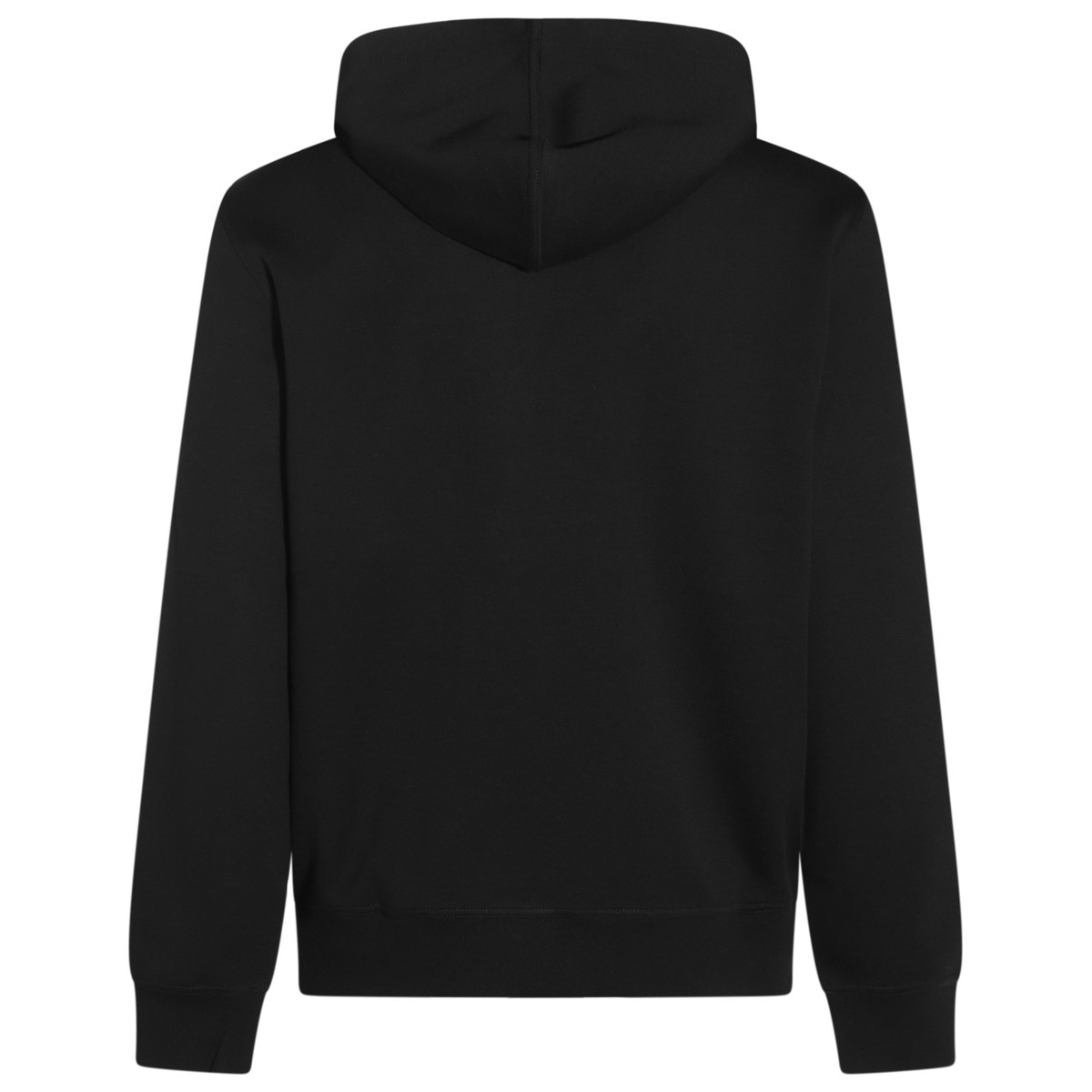 BLACK COTTON SWEATSHIRT BLACK COTTON SWEATSHIRT