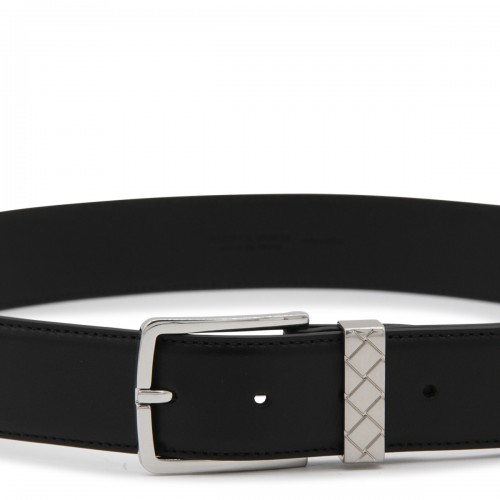 BLACK LEATHER BELT 2