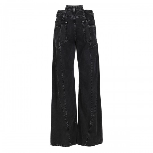 BLACK COTTON JEANS 2
