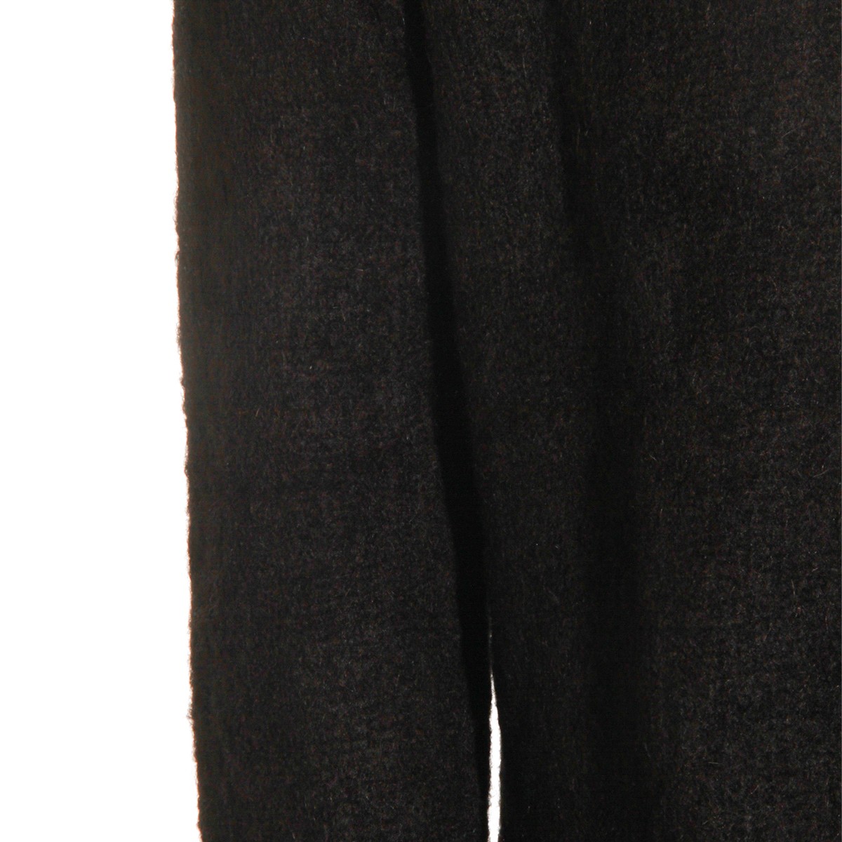 BLACK WOOL KNITWEAR