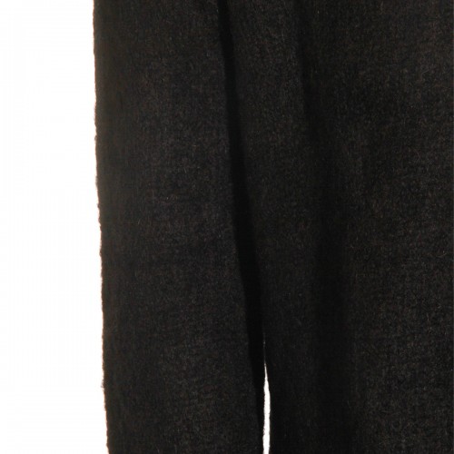 BLACK WOOL KNITWEAR