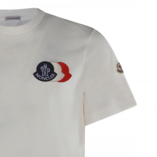 WHITE COTTON T-SHIRT