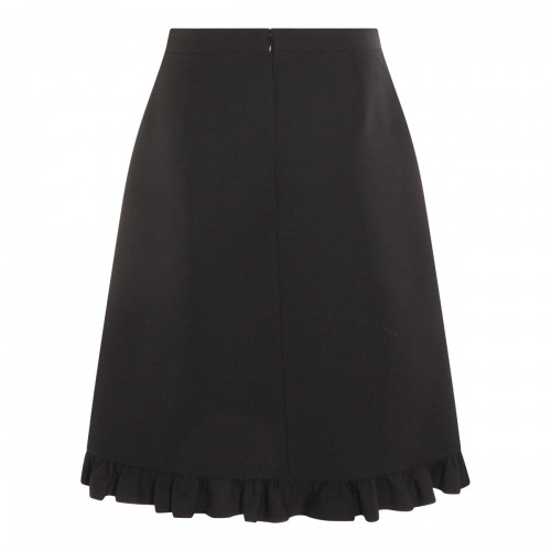 BLACK WOOL SKIRT 2