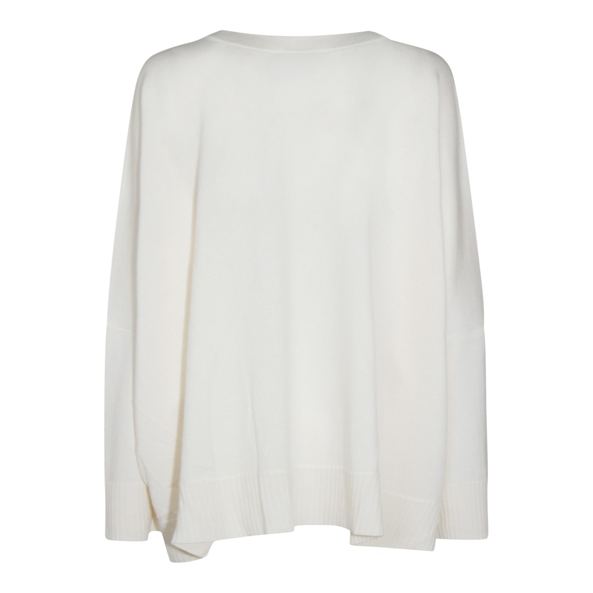 WHITE CASHMERE KNITWEAR