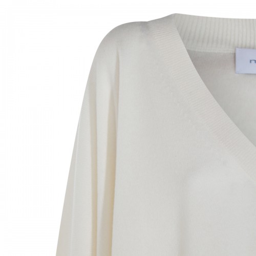 WHITE CASHMERE KNITWEAR