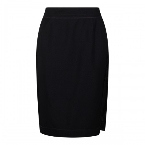NAVY COTTON SKIRT