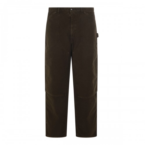 BROWN COTTON PANTS