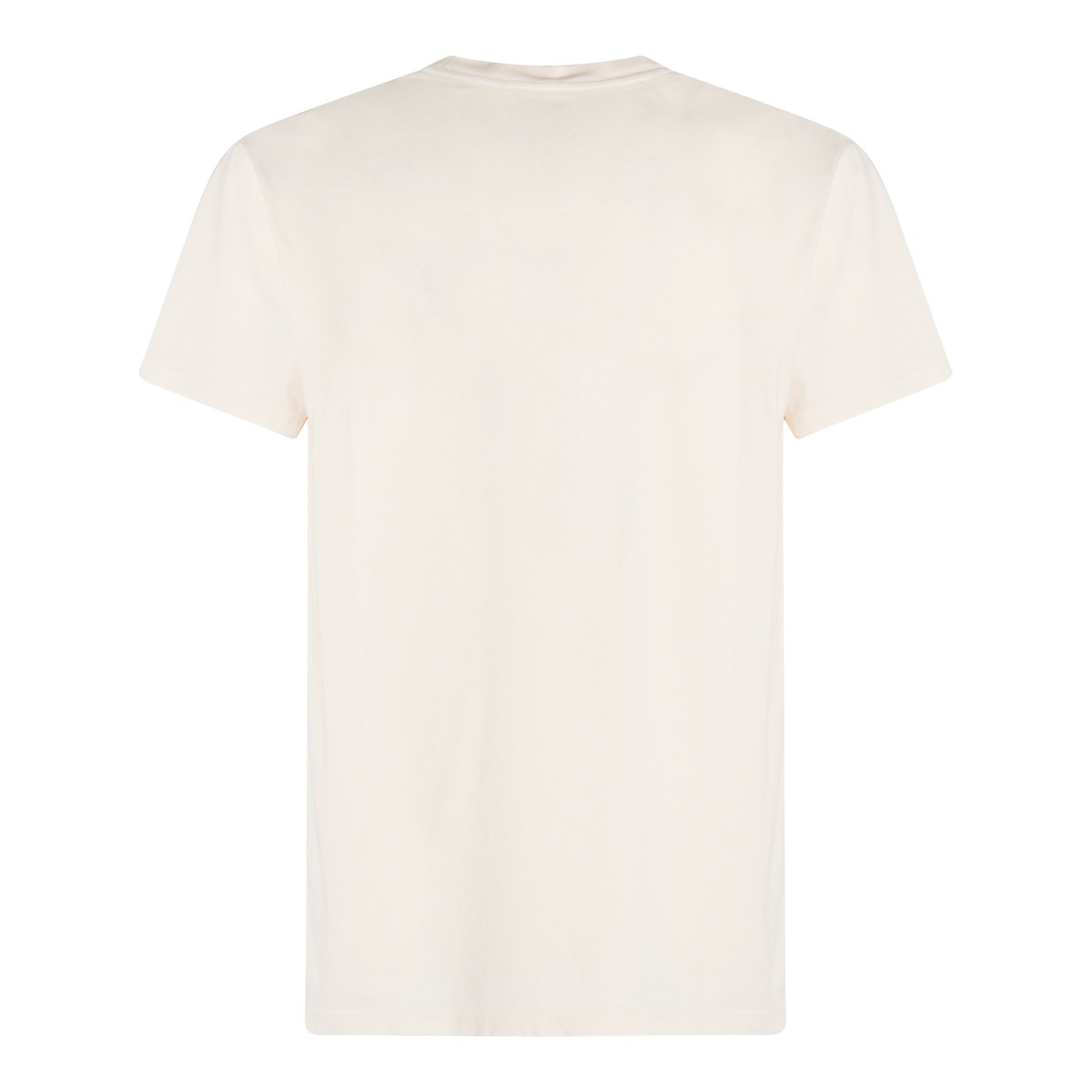CREAM COTTON T-SHIRT
