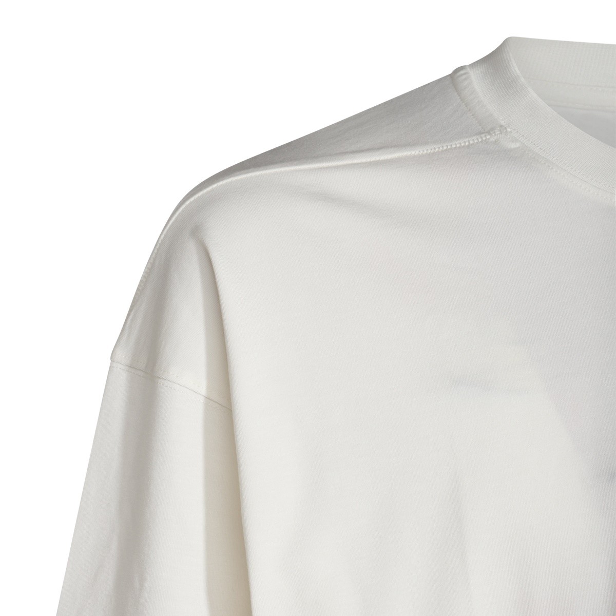 WHITE COTTON T-SHIRT