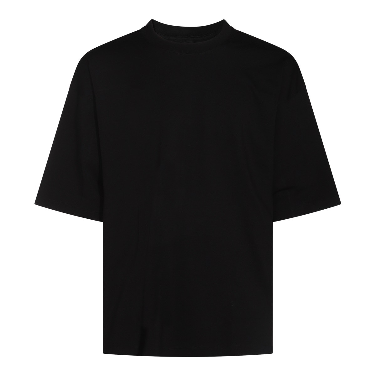 BLACK COTTON T-SHIRT