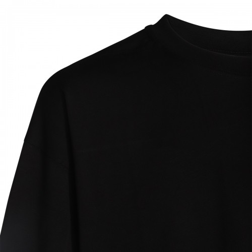 BLACK COTTON T-SHIRT