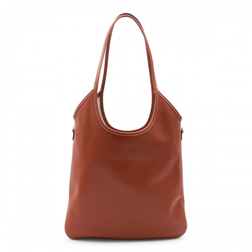 RUST LEATHER IVY TOTE BAG